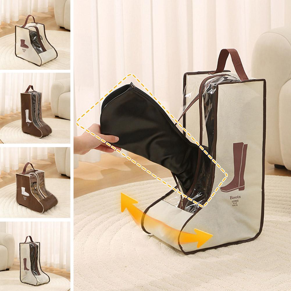 Shoe Bag Dust - Non-Woven Boot Storage Bag with Clear