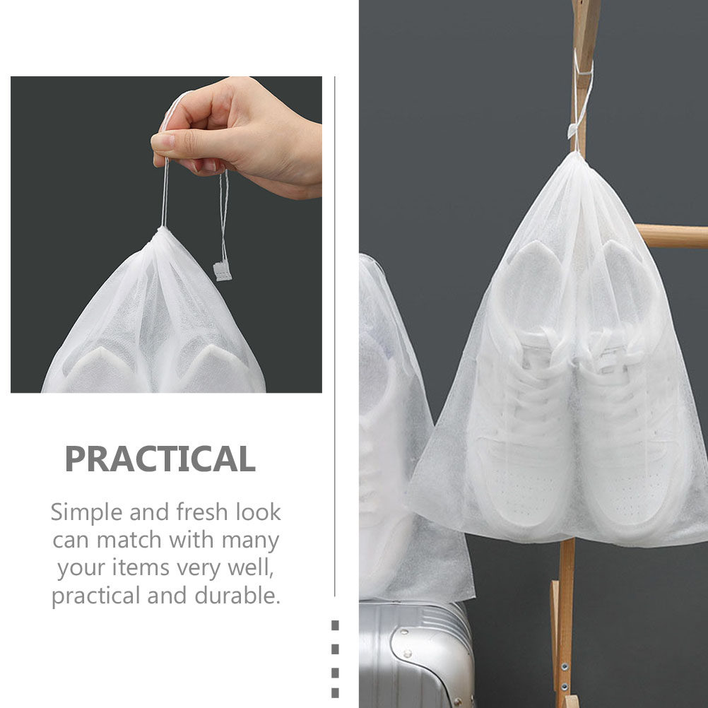 50Pcs Drawstring Shoe Bags Sho - Shoe Bag Dust reseña y precio