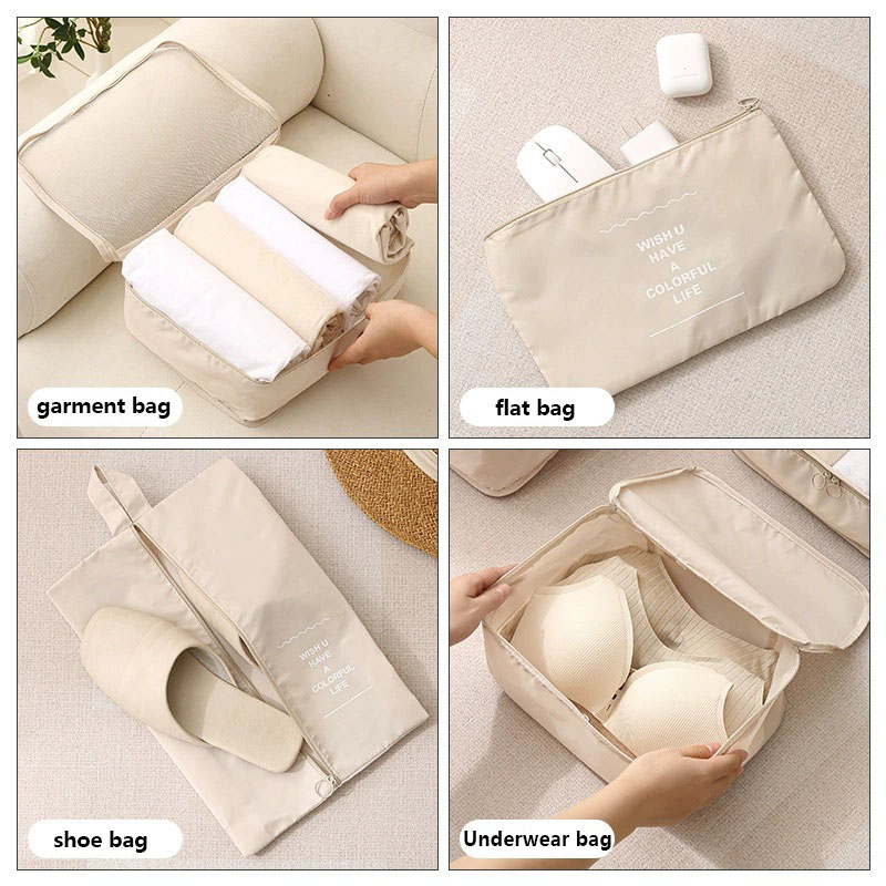 7/8/9/10 Pcs Set Travel Organi - Shoe Bag Dust reseña y precio