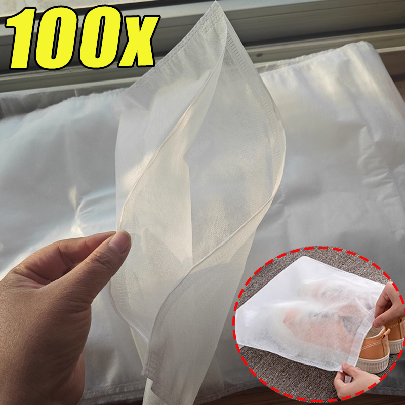 1-100pcs Shoe Storage Bag Whit - Shoe Bag Dust reseña y precio