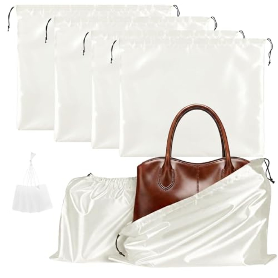 4 Pack Satin Dust Bag 15.7x19. - Shoe Bag Dust reseña y precio